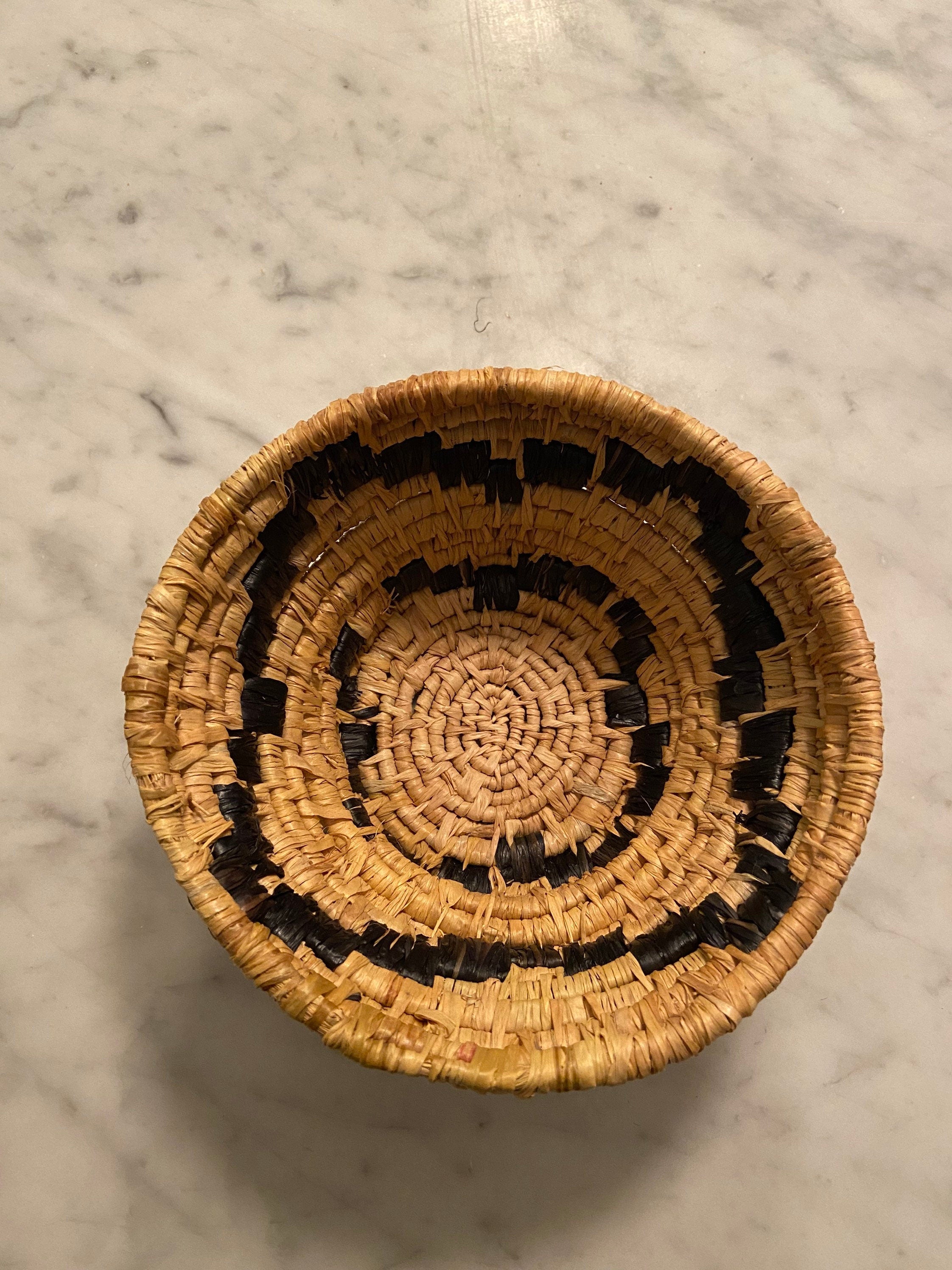 Wonky Raffia Basket