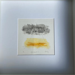 Obstacle I - Original Signed and Framed Watercolor