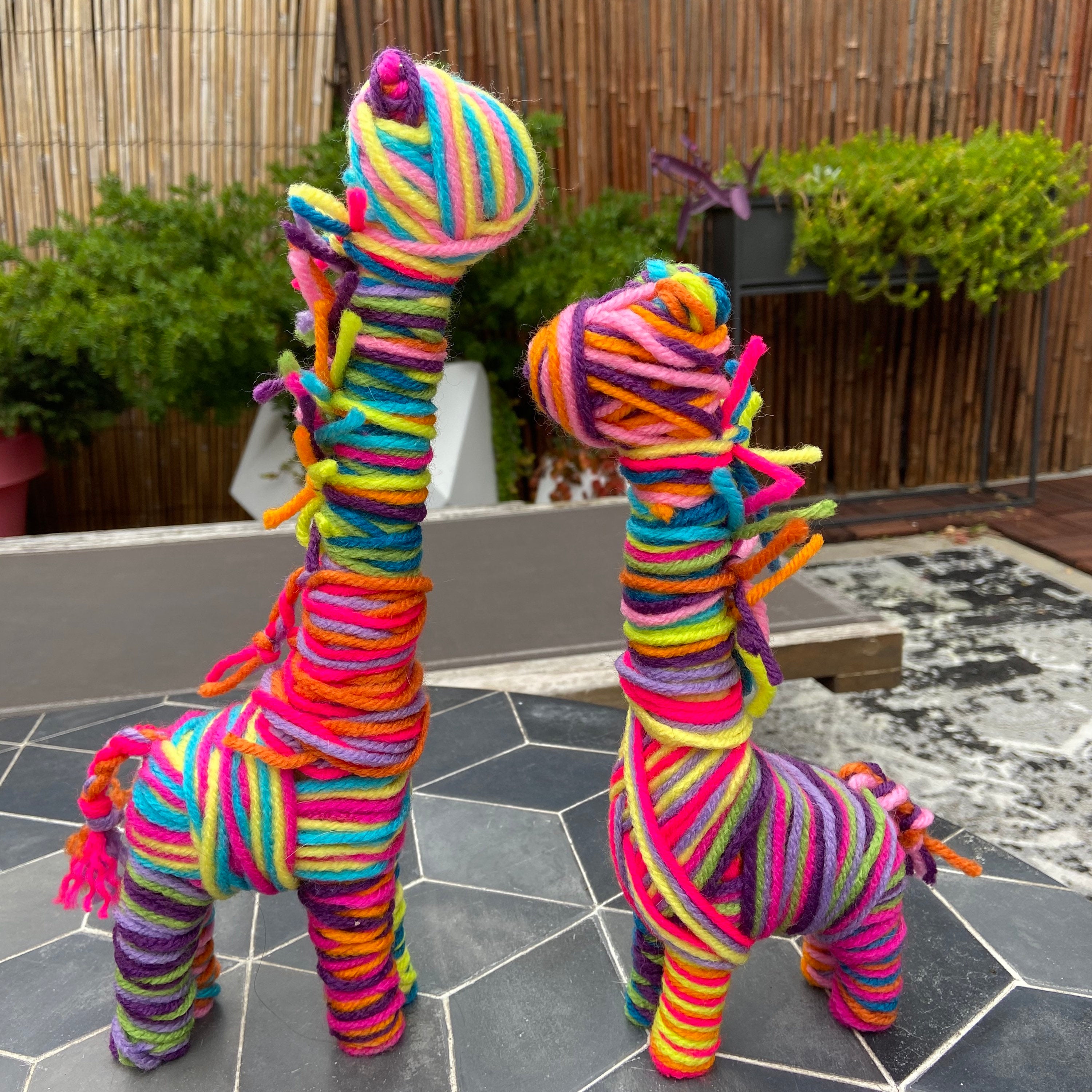 Giraffe Yarn Art - Eclectic, fun, crafty